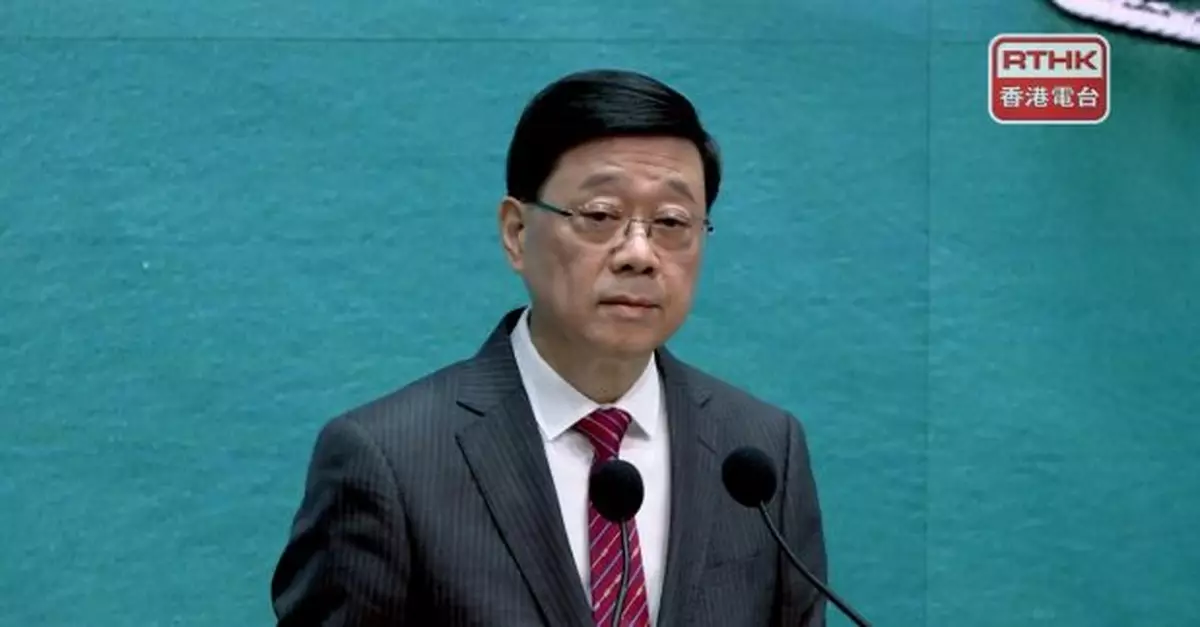 李家超對印度航空空難深感悲痛　強調本港有完善安全體系