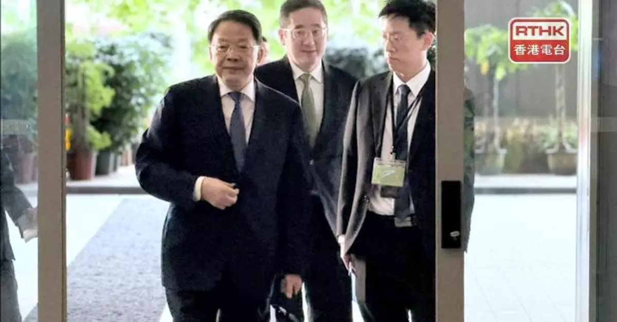 國安法五周年｜夏寶龍到政府總部與工商界人士會面及座談