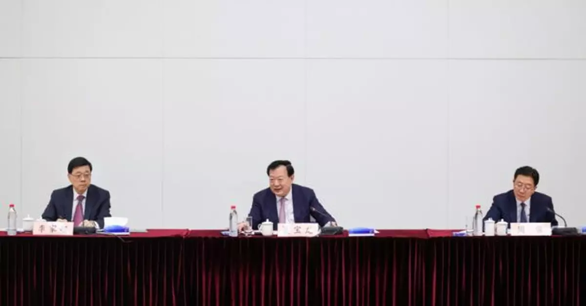 國安法五周年｜李家超：夏寶龍冀特區政府發展方面可拆牆鬆綁