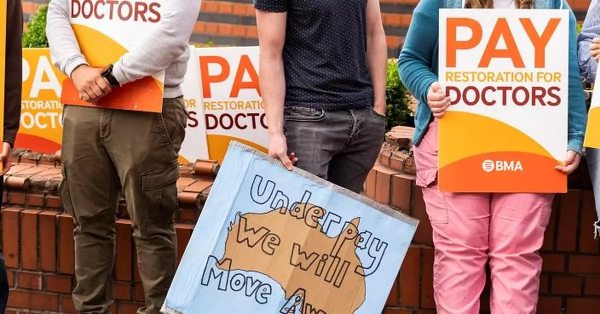 英國初級醫生與政府薪酬談判未達共識 星期五起罷工
