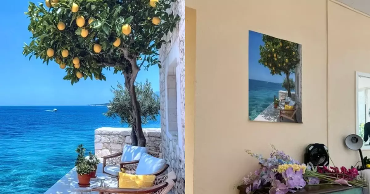 青島網紅咖啡店標榜「意大利海景檸檬樹」 女子到場打卡驚揭係畫作勁傻眼