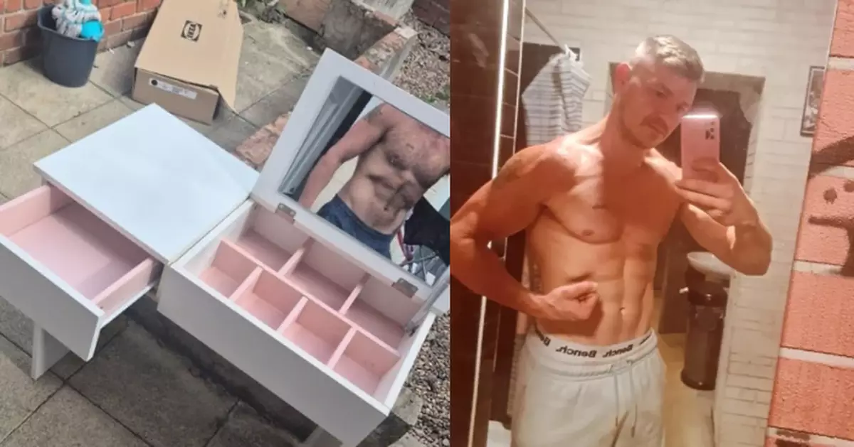 欲送出化妝枱拍照意外騷6嚿腹肌 英男狂收女網民私訊求認識