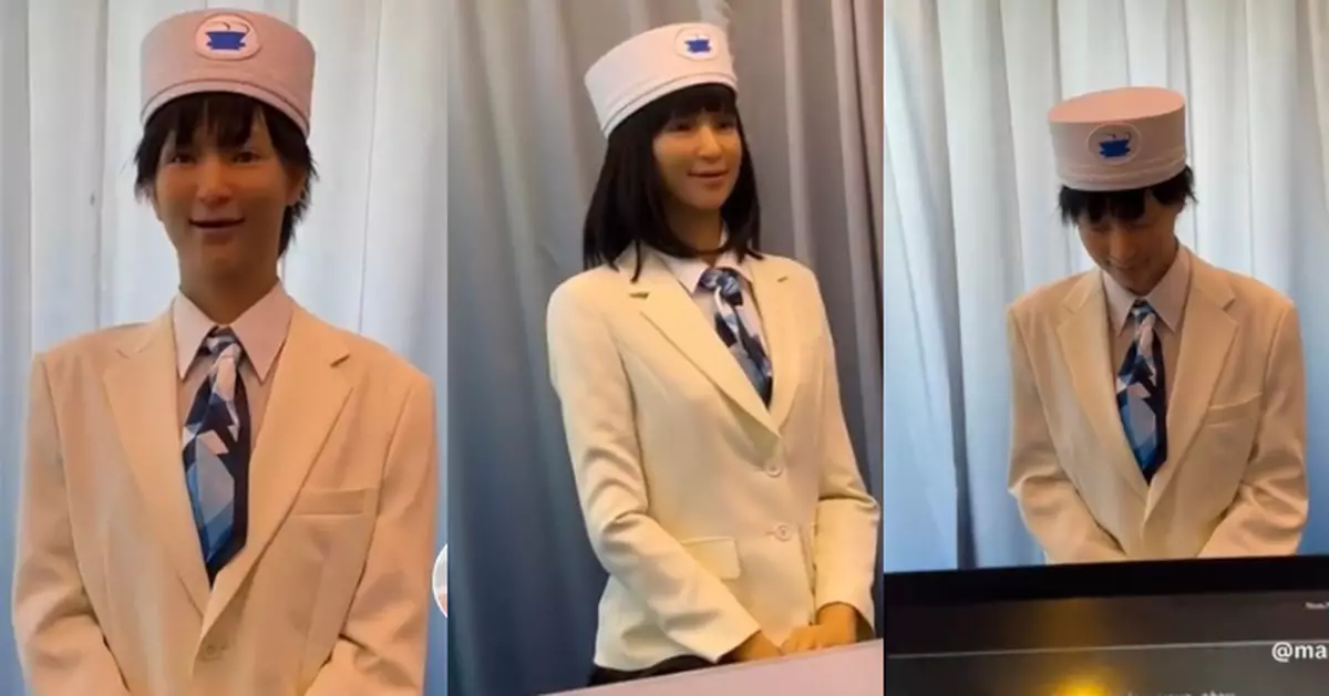 入住東京高科技酒店 阿根廷女遊客見「全機械人櫃台」直呼難適應