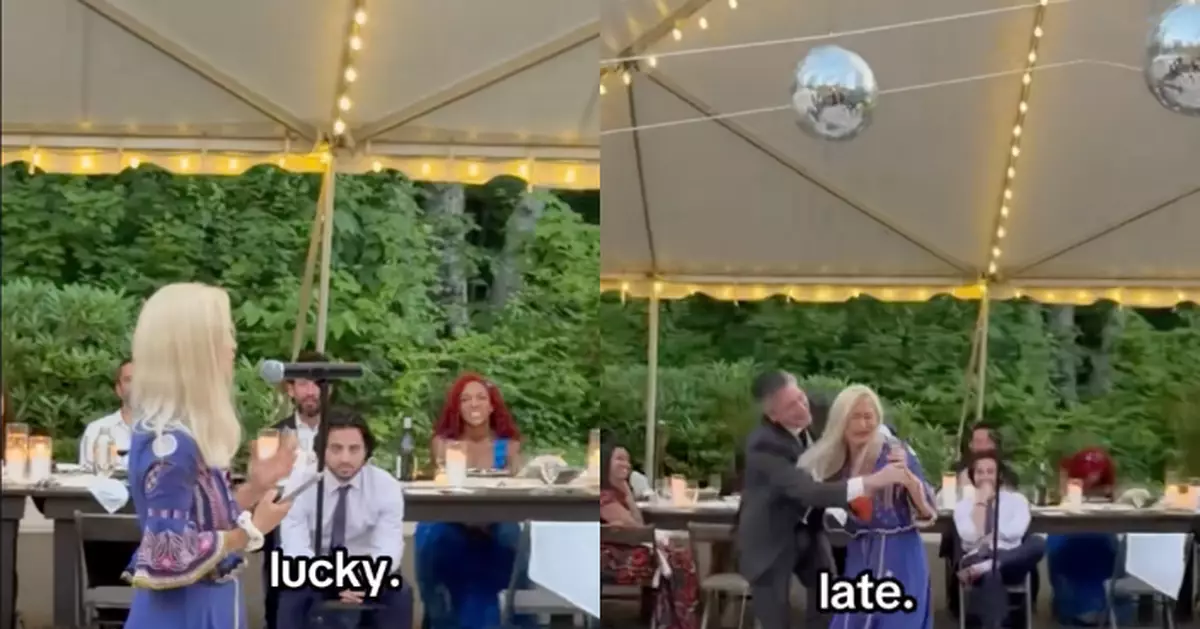 婚禮遭「女追求者」高調示愛惹尷尬 美新郎事後澄清純屬「惡作劇」