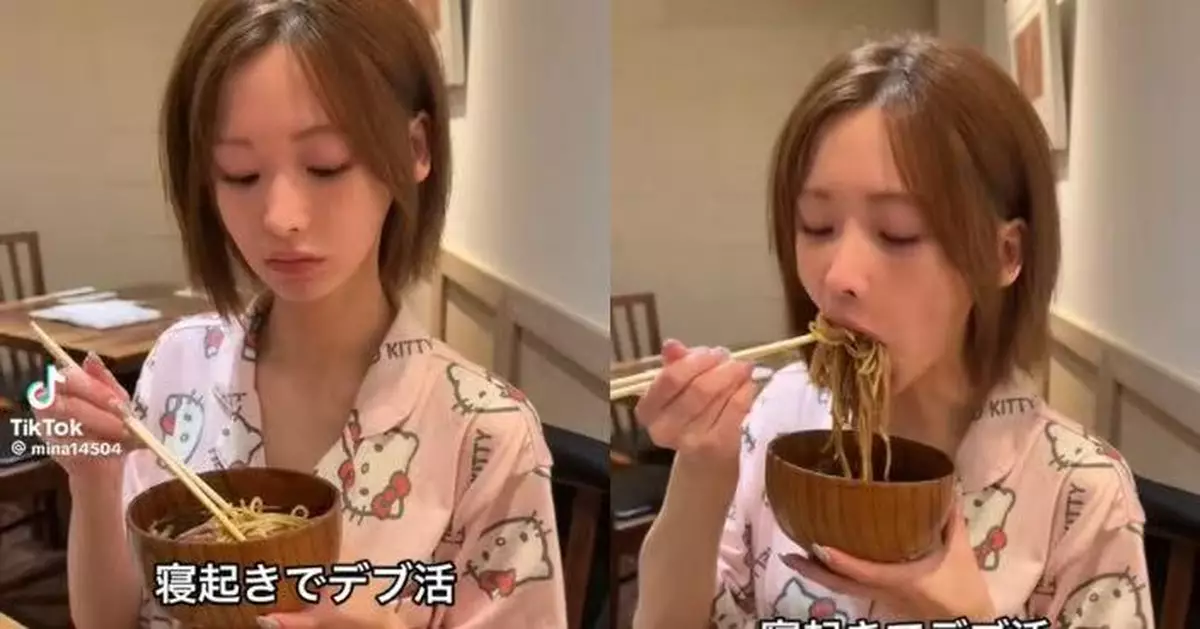 日纖瘦靚女「一口吞蕎麥麵」影片爆紅 網民見身材憂患厭食症