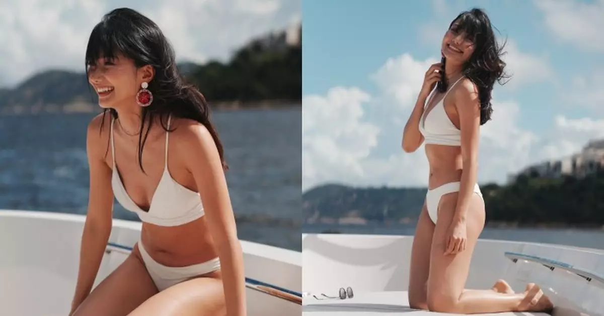 劉溫馨峇里島狂操瑜伽 晒水着展弗爆身形