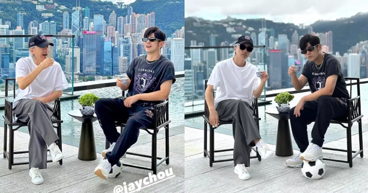 周杰倫來港開show秘密見周星馳 合照洩「雙周」合作玄機？