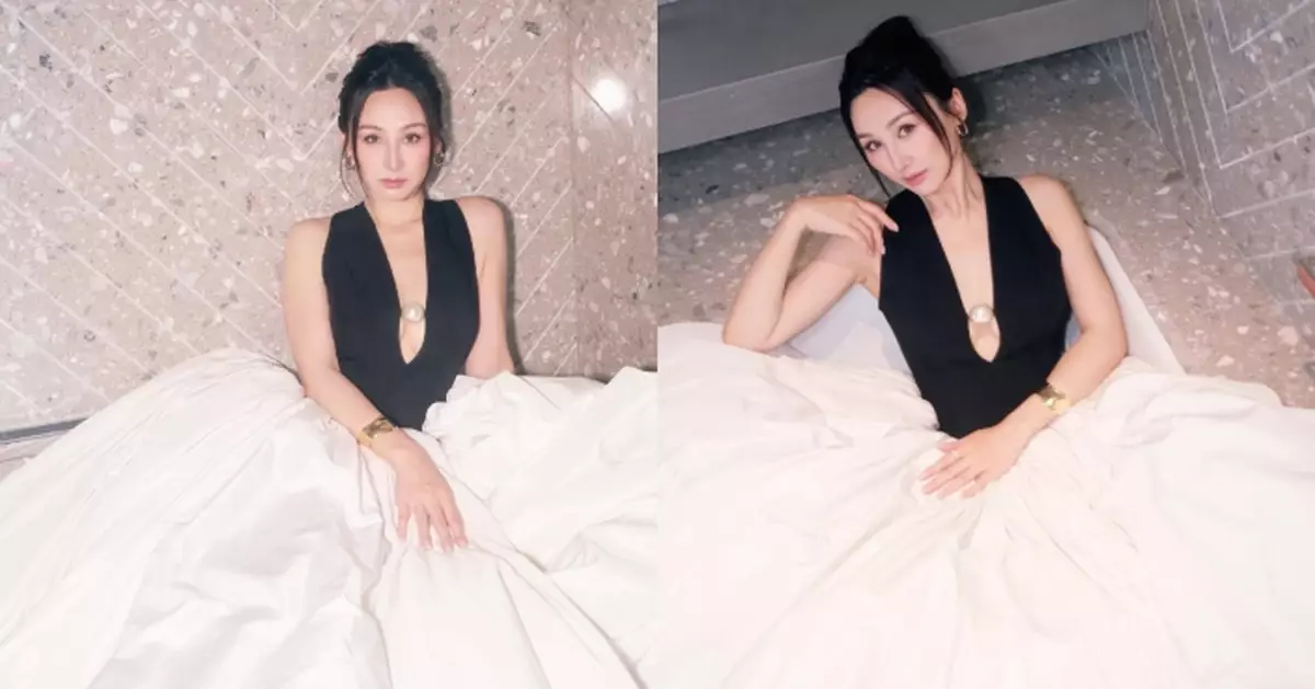 高海寧中門大開性感現身白玉蘭獎 受視后宋佳得獎感言激勵視其為目標