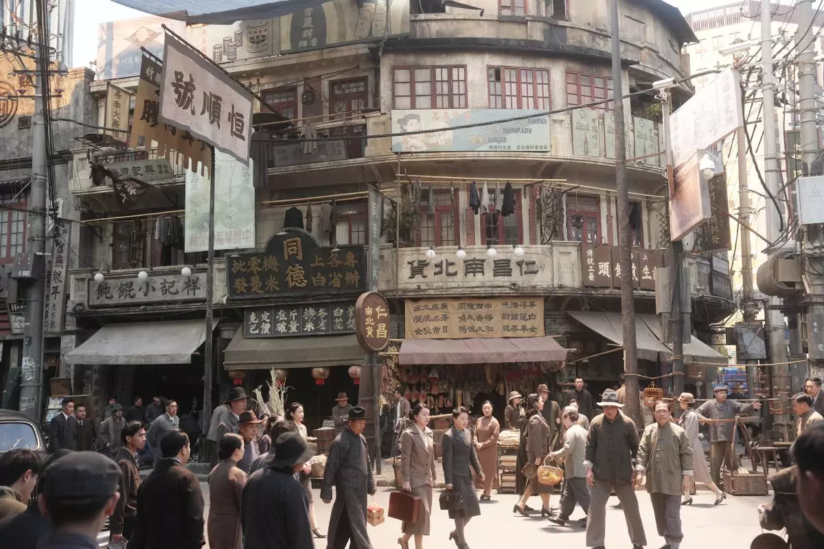 電影還原1940年代上海舊風情。