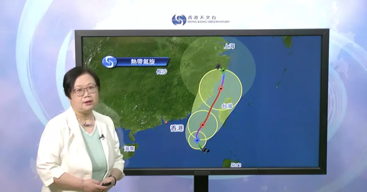 天氣 | 天文台：1號信號至少維持至周六中午