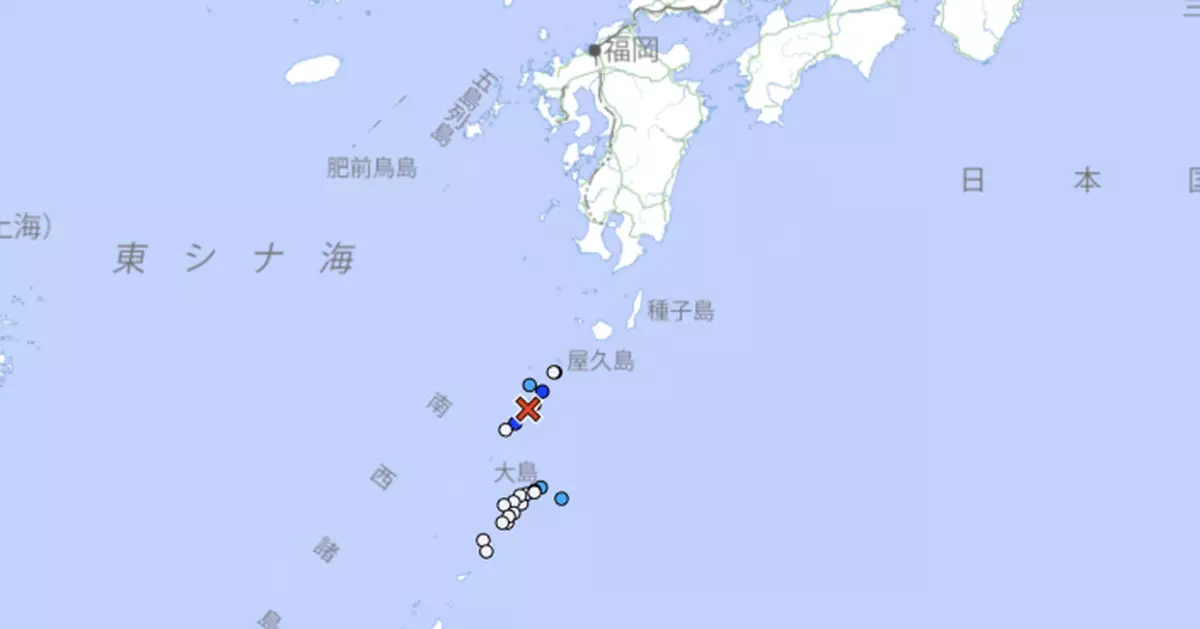 日本吐噶喇列島附近5.4級地震　第二批附近島民早上撤離