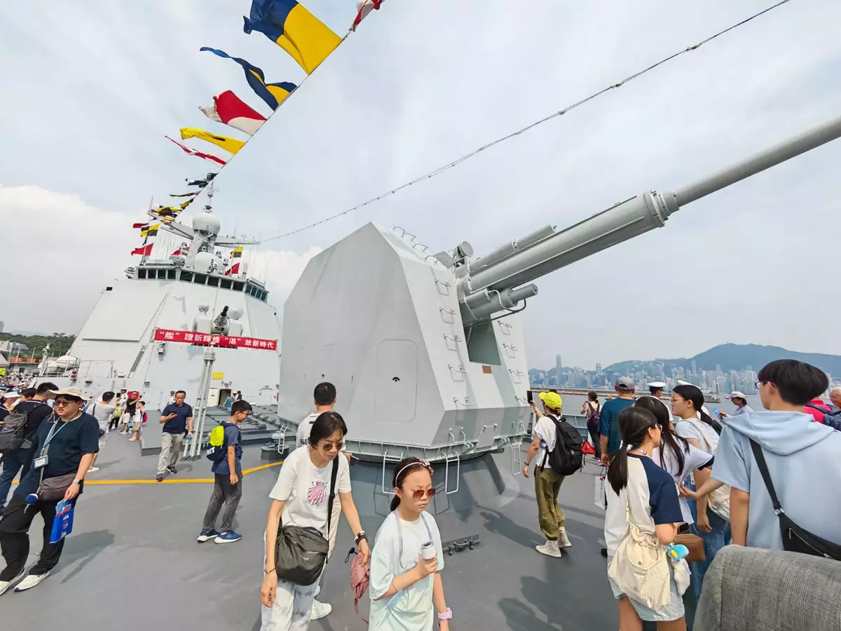 湛江艦。讀者提供圖片
