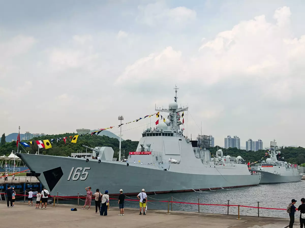 湛江艦。讀者提供圖片