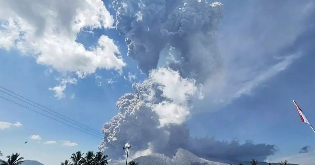 印尼東部火山再次噴發　峇里機場多班航班取消
