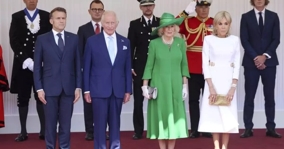 馬克龍抵英國國事訪問　形容是兩國重要時刻