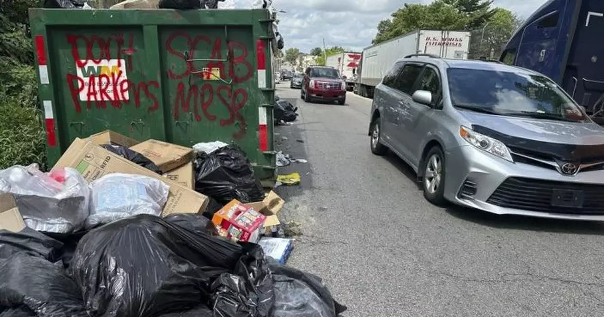美國費城市政工人罷工逾一周　市內衛生情況惡劣