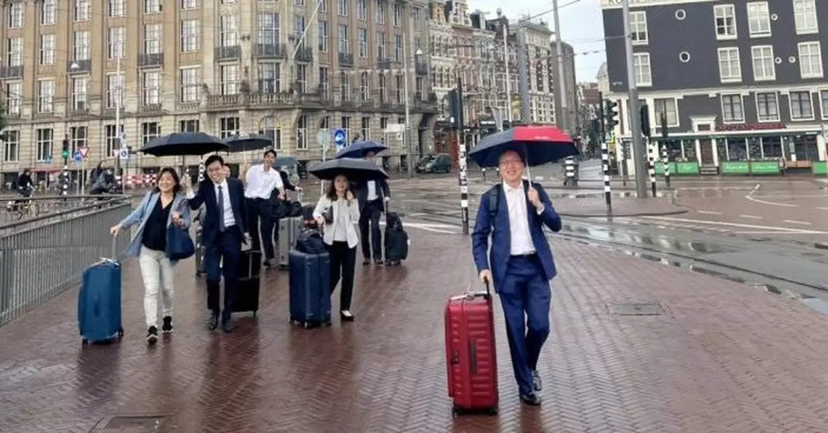 林定國完成荷蘭阿姆斯特丹行程前往巴黎