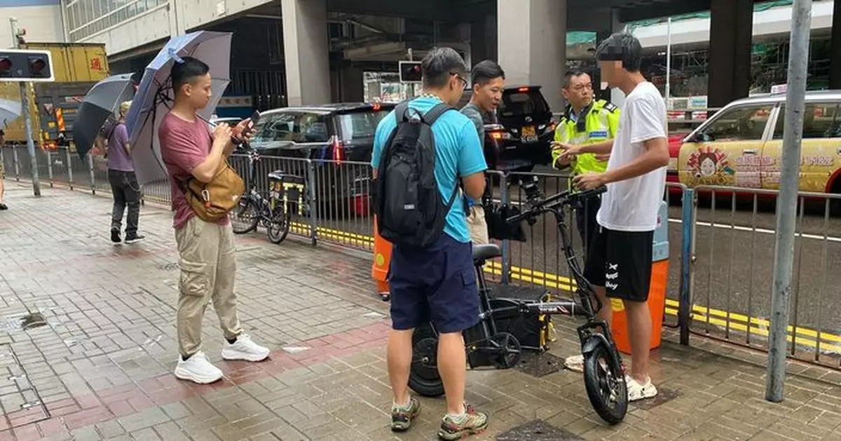 警方東九龍打擊非法駕駛電動可移動工具行動 拘7男