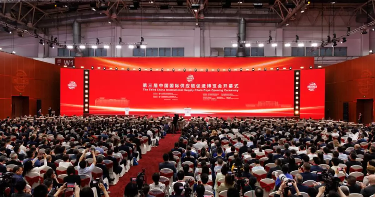 第三屆中國國際供應鏈促博會揭幕　何立峰：深化分工協作堅持開放包容