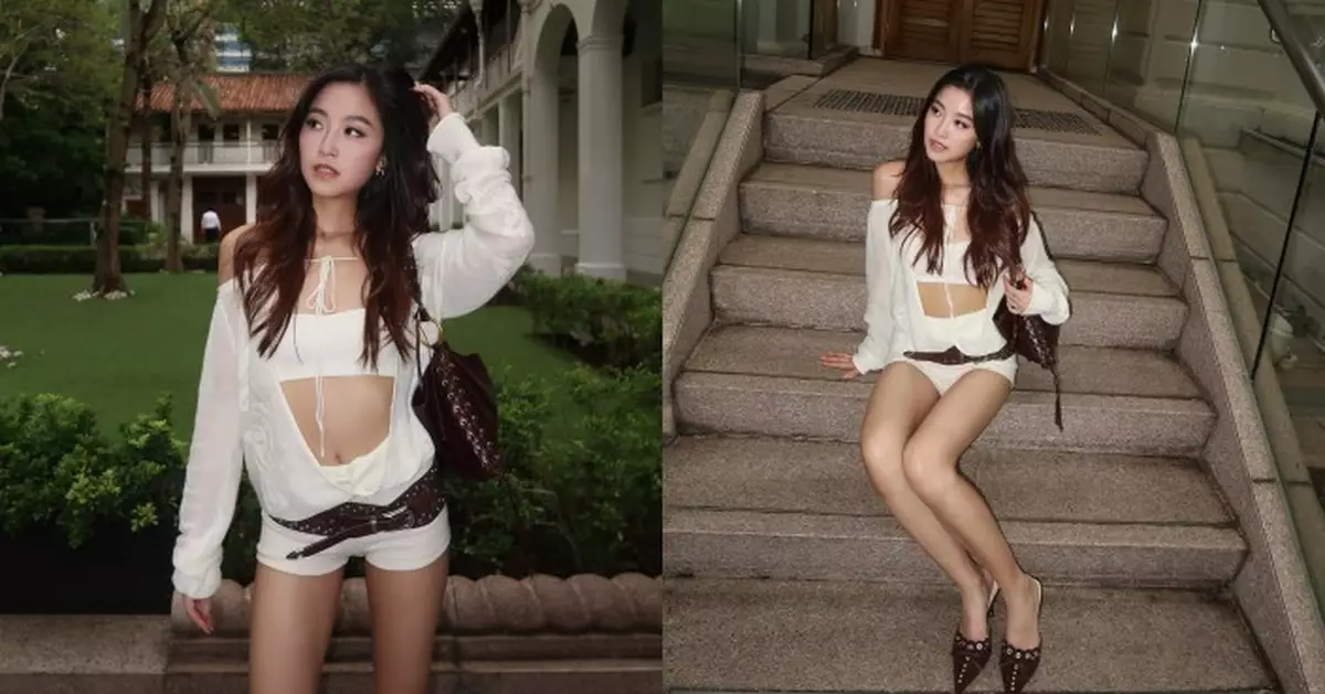 前港姐伍韻婷Tube Top熱褲晒火辣身材 網民激讚性感指數爆燈