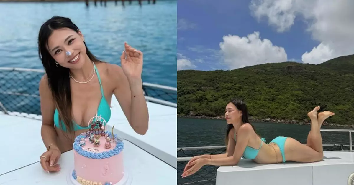 廖慧儀29歲生日出海派福利 三點式晒火辣身材 肚皮紋身意外搶Fo