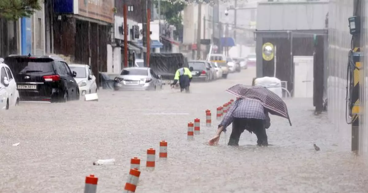 南韓連日暴雨 增至4人死亡