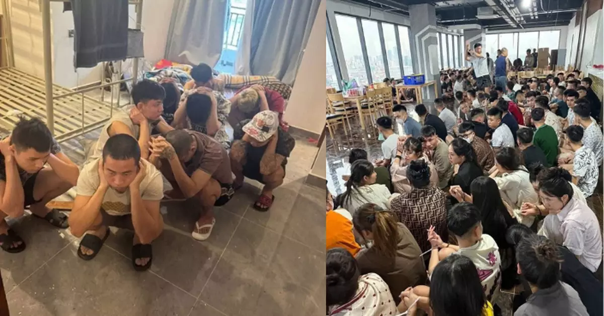 打擊網路犯罪 柬埔寨拘逾千人