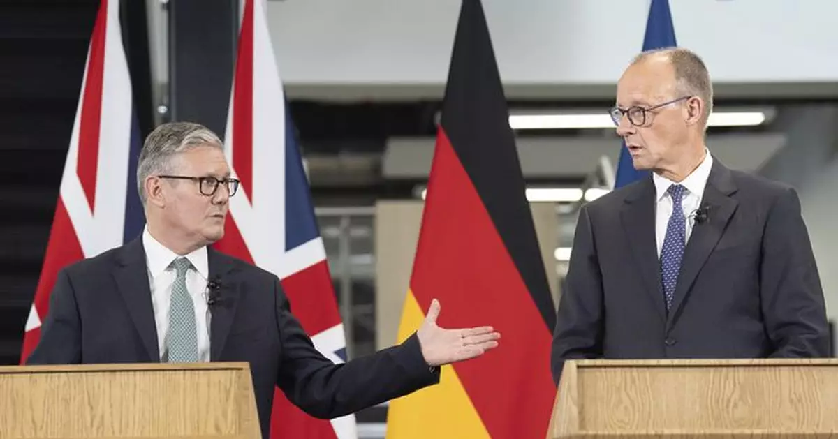 英德領導人倫敦簽署條約 深化安全防務等領域合作