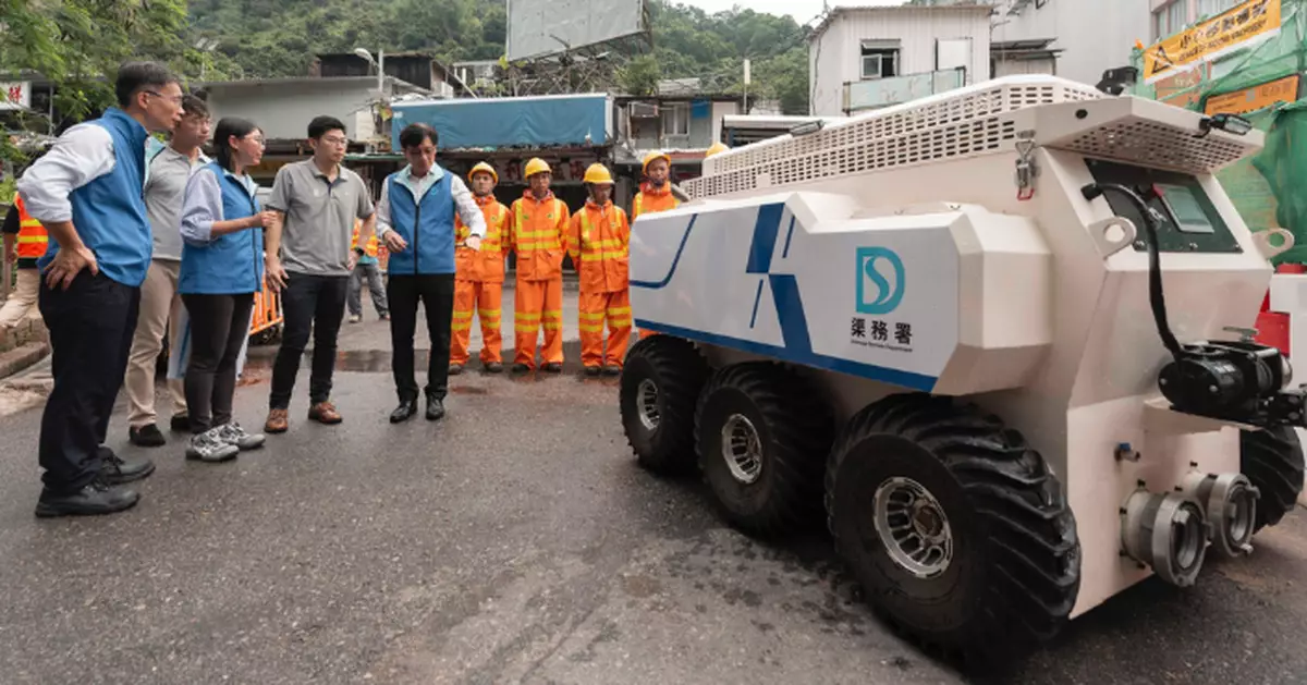 風暴消息｜渠務署派排水機械人到鯉魚門 稱3小時排走標準池水量