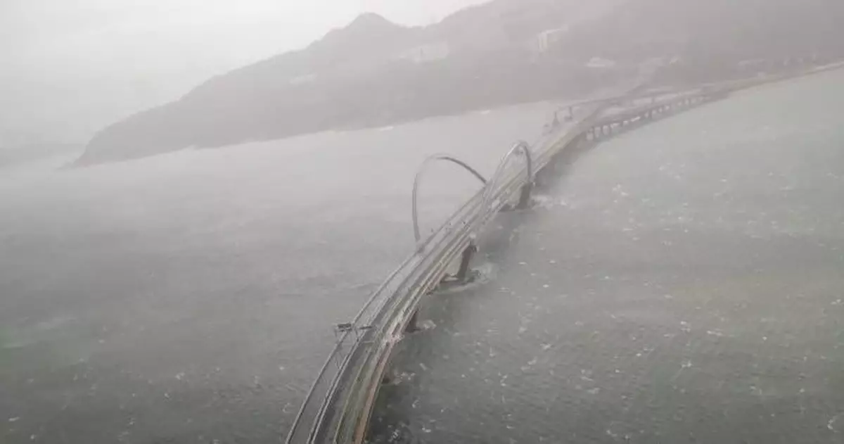 風暴韋帕｜將軍澳跨灣大橋已封閉