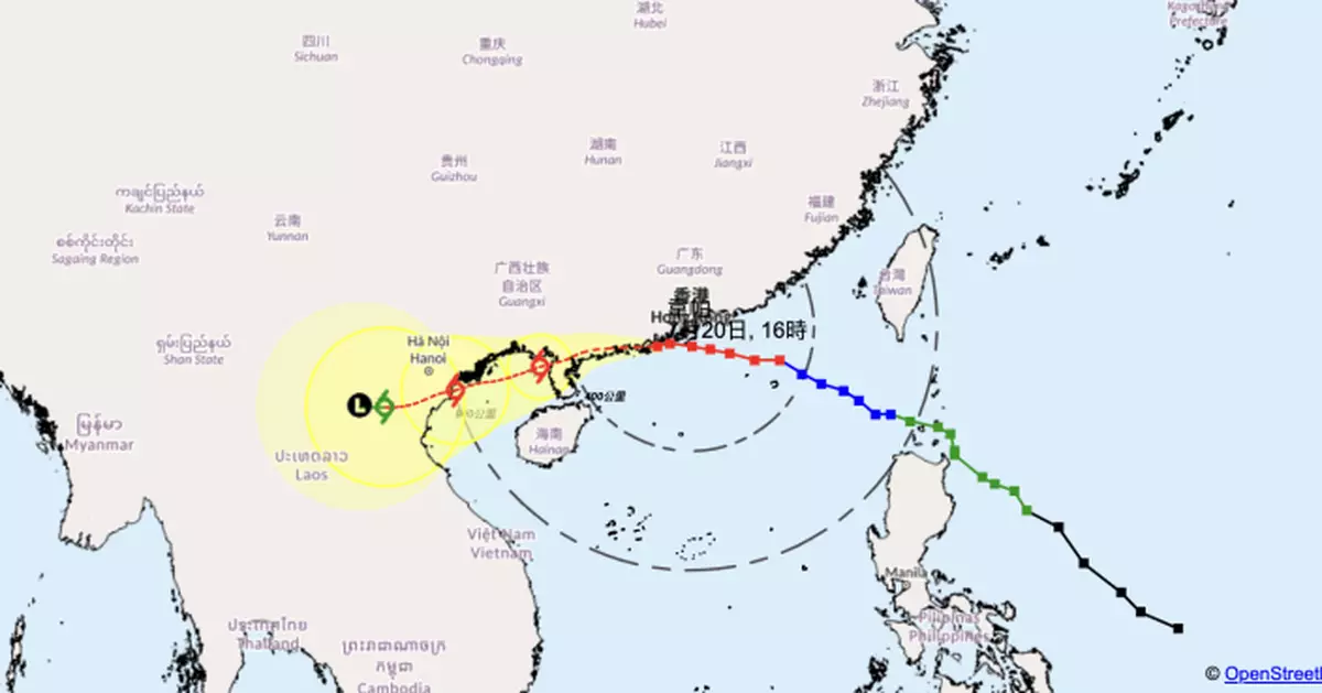 風暴韋帕｜天文台：考慮晚上7至9時改發3號信號