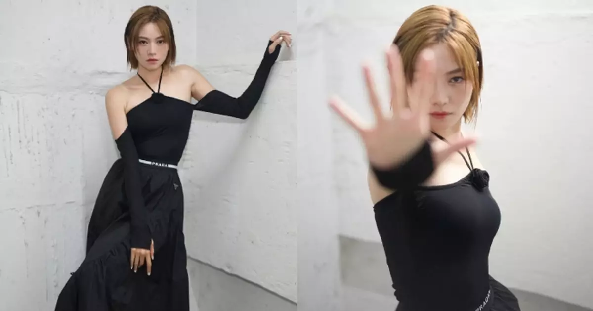 關嘉敏化身才女出探靈書 索爆露肩Look為新書造勢