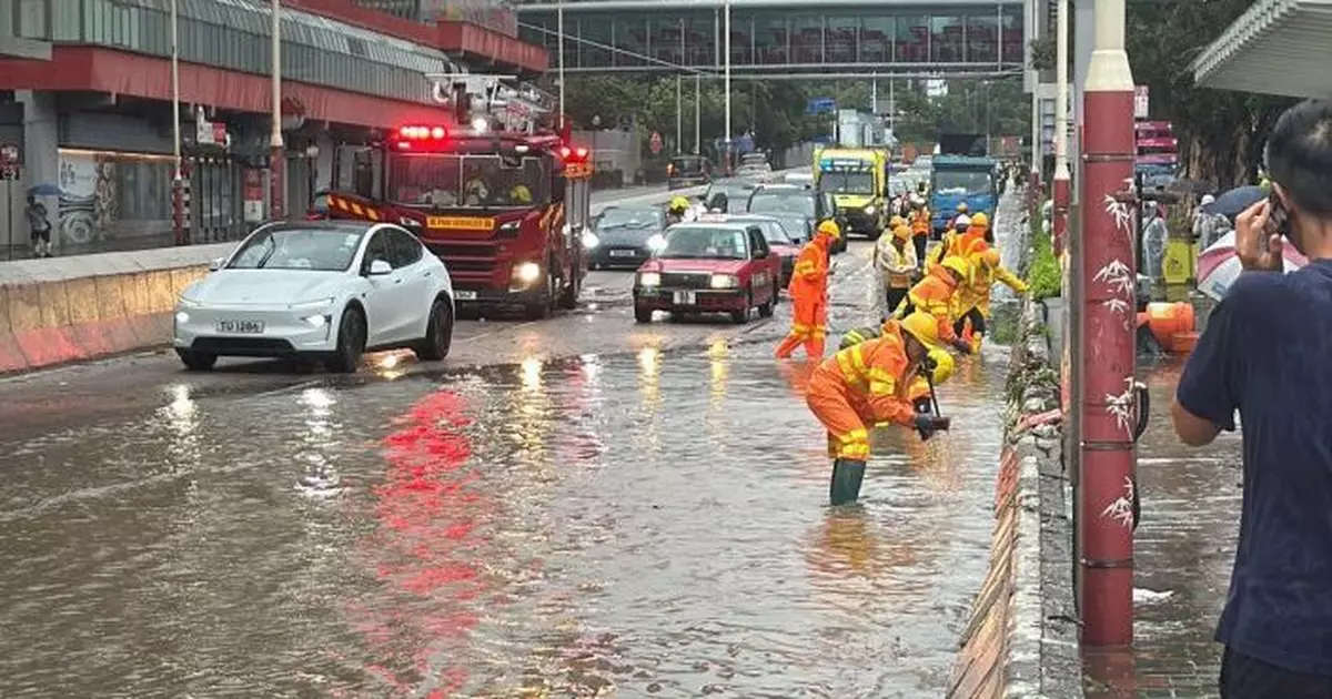 韋帕襲港黃大仙再現水浸　楊永杰：政府應加強監察集水溝免淤塞