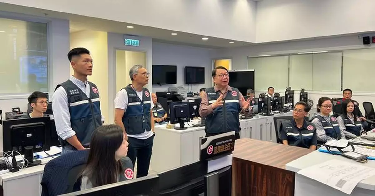 陳國基︰確保相關部門抱「超前部署」信念 應對「韋帕」帶來的威脅