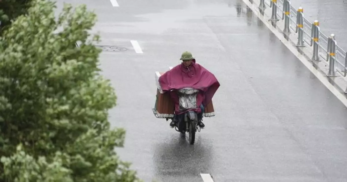 韋帕周二早上登陸越南　大雨帶來洪災和山泥傾瀉