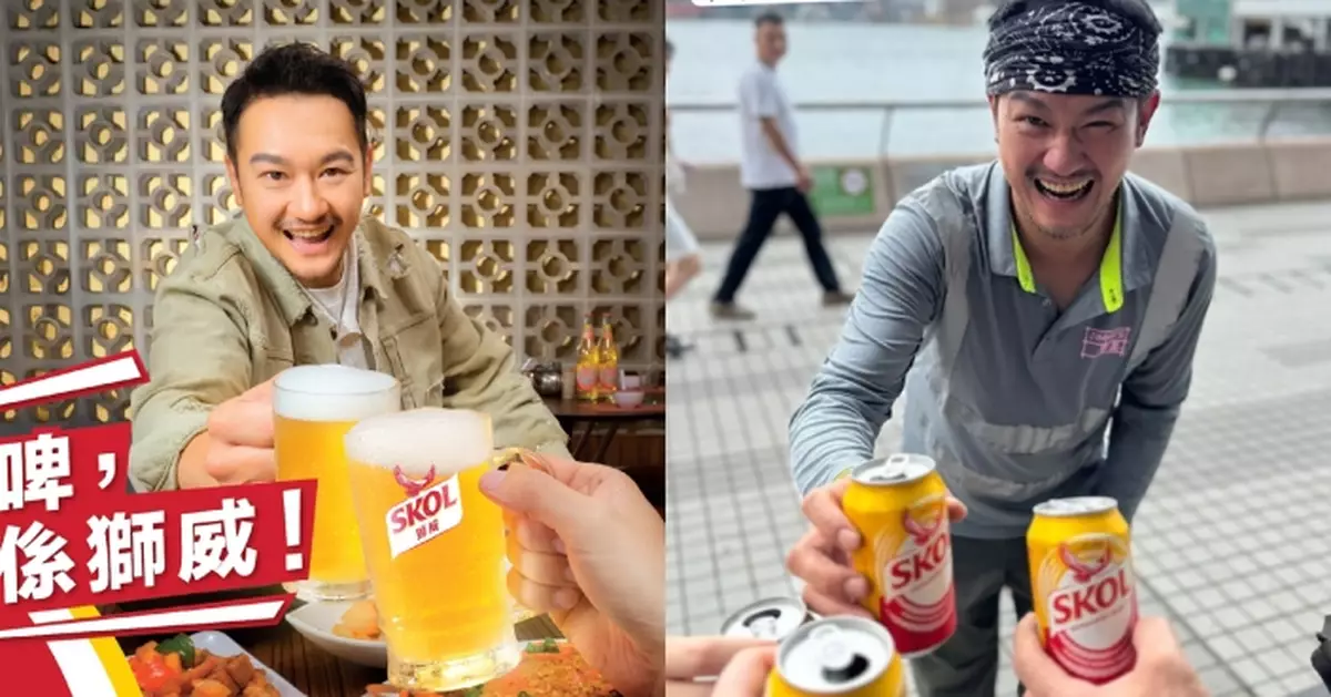吳浩康憑真漢子Man爆形象晉身為星級啤酒KOL 代言啤酒品牌絕對「真愛」