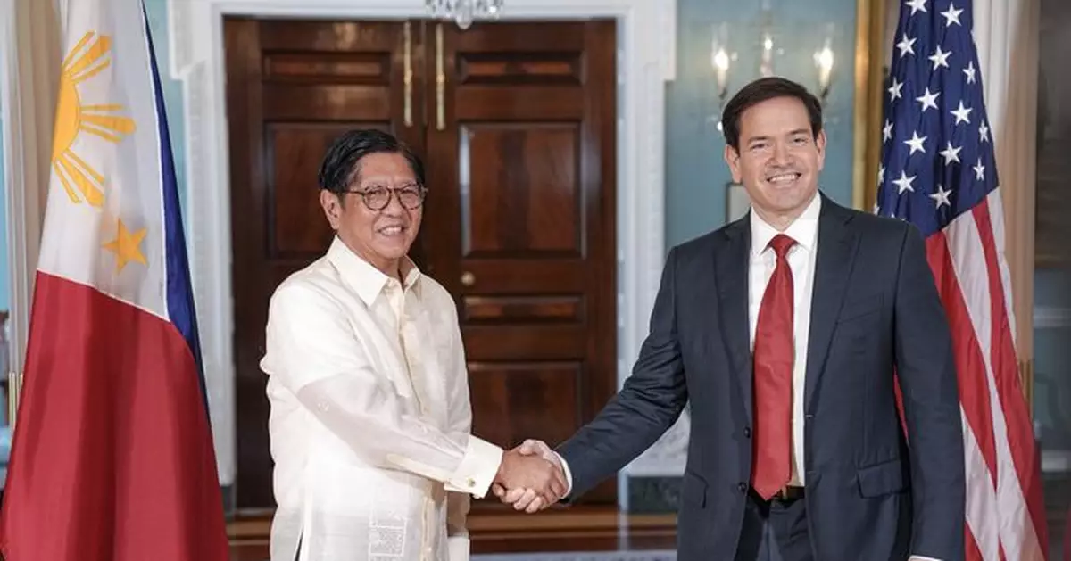 菲律賓總統小馬可斯訪美 與美國國務卿魯比奧會談