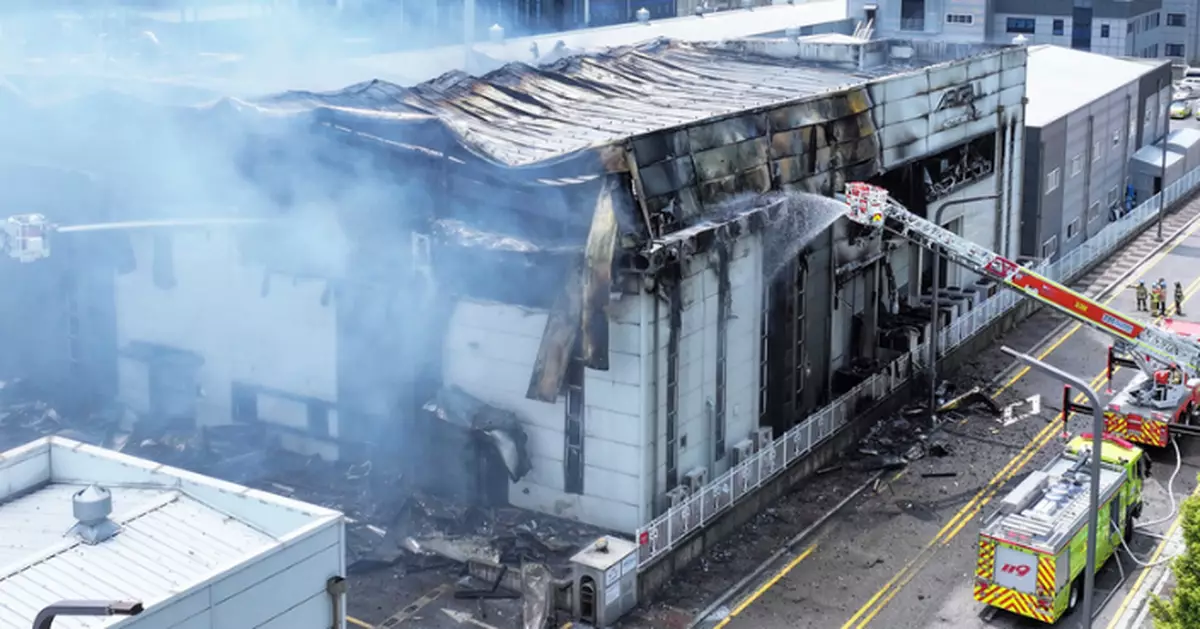 南韓24年鋰電池廠火災23死事故 公司代表入獄20年