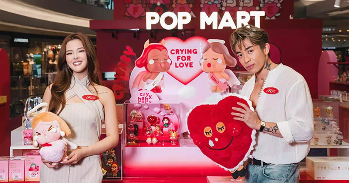 Tyson Yoshi夫婦現身又一城CRYBABY展率先打卡