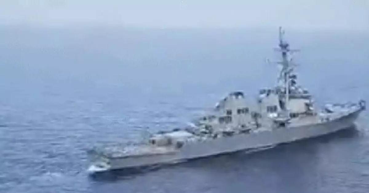 伊朗稱警告驅離一艘美國驅逐艦
