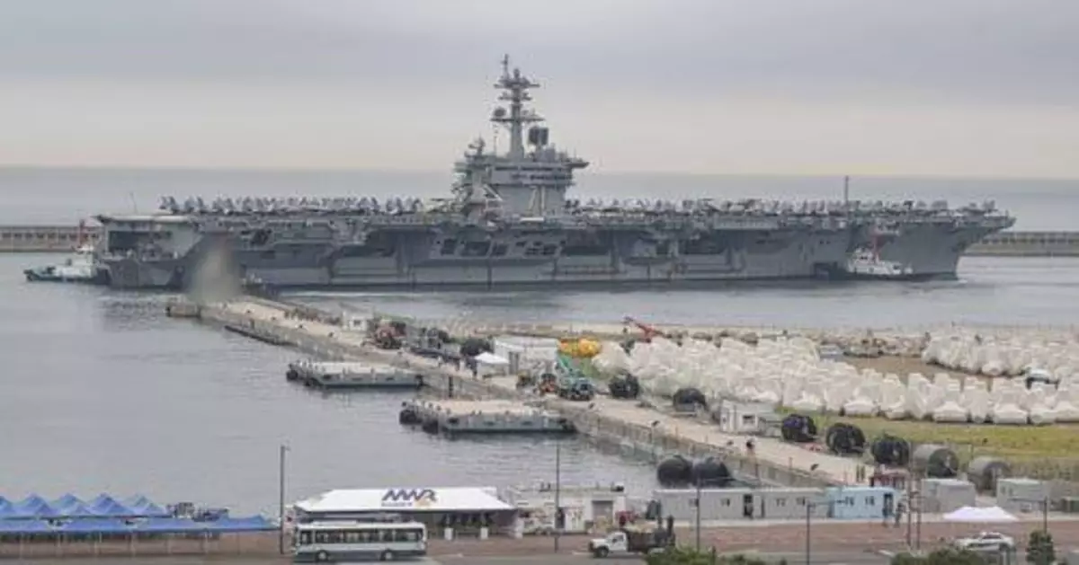 涉拍攝南韓海軍基地及美羅斯福號航母 兩名中國男子遭起訴