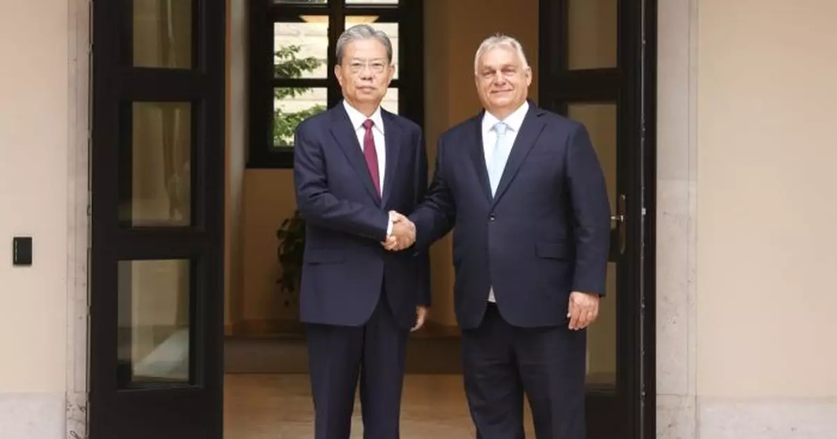 趙樂際訪匈牙利　強調願與匈方推動共建「一帶一路」倡議