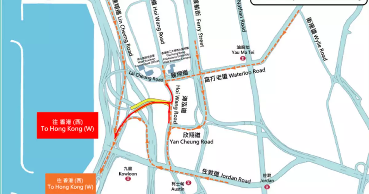 海泓道新橋啟用 3條巴士線改道行駛