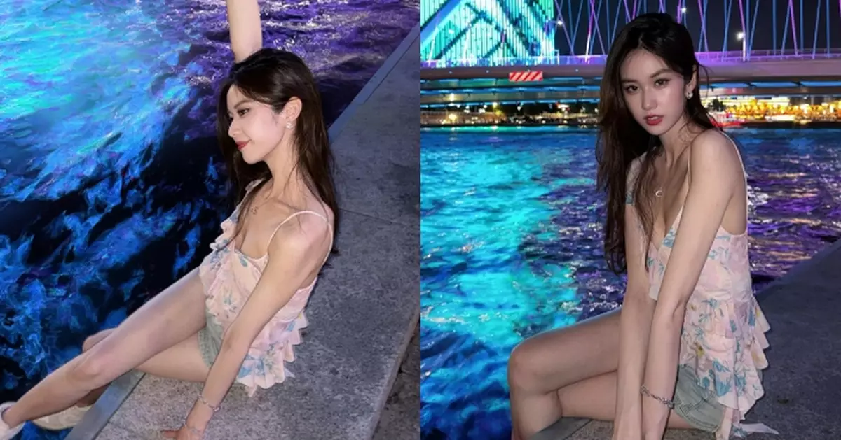 楊梓瑤卸任在即派福利 小背心+短褲騷超模身材