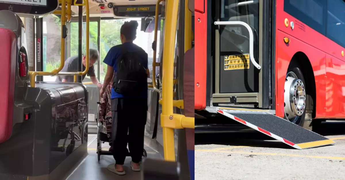 九巴車長要求輪椅女乘客家屬自行落斜板 網民怒轟：缺同理心兼失職