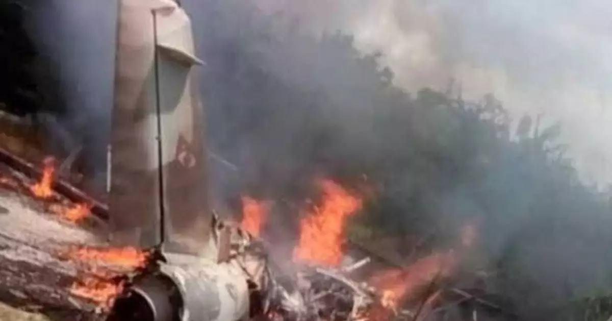 委內瑞拉一架軍機墜毀 釀7死3傷