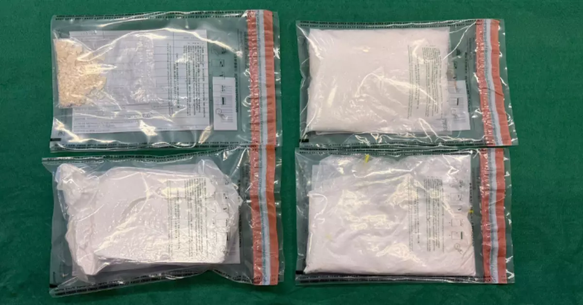 海關深水埗檢獲巿值約140萬元懷疑毒品 男子被控販毒7.4提堂