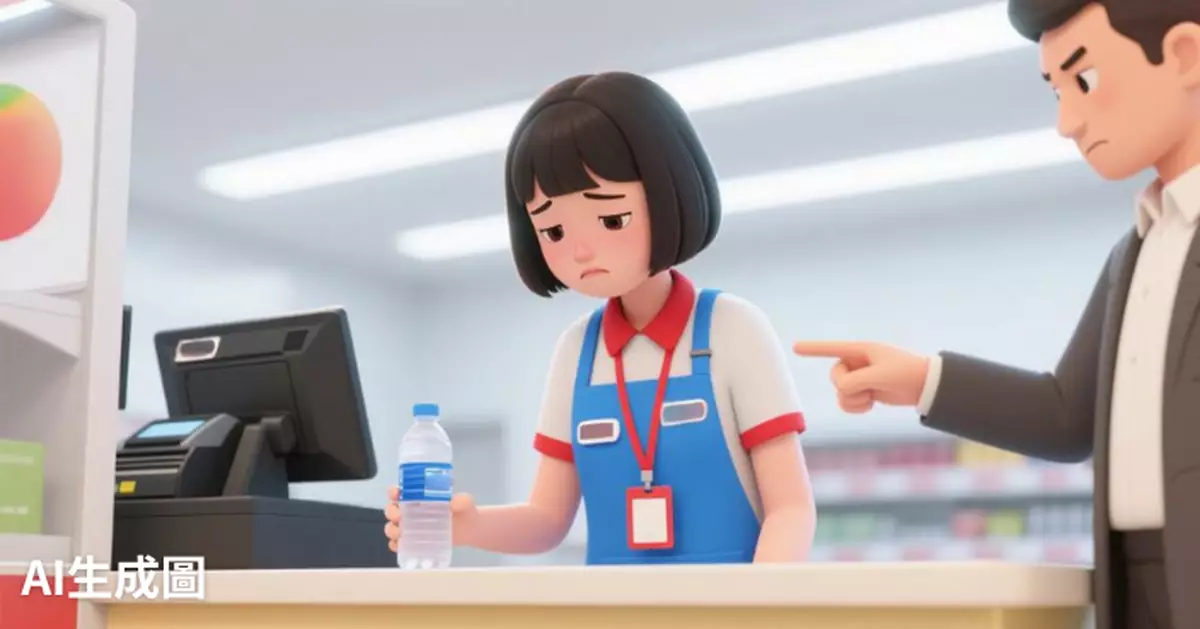 公司禁兼職收銀員工作期間飲水指「不專業」  網民力撐事主：不飲水才犯法