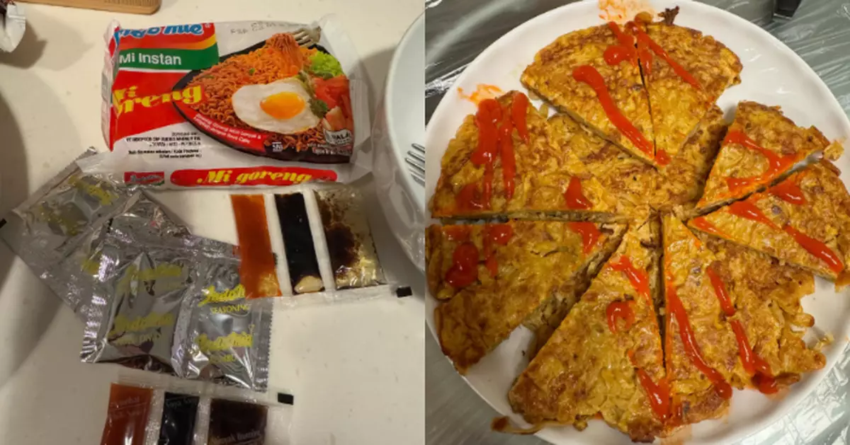 營多撈麵正宗印尼食法曝光  煎香加辣醬變「印尼版大阪燒」