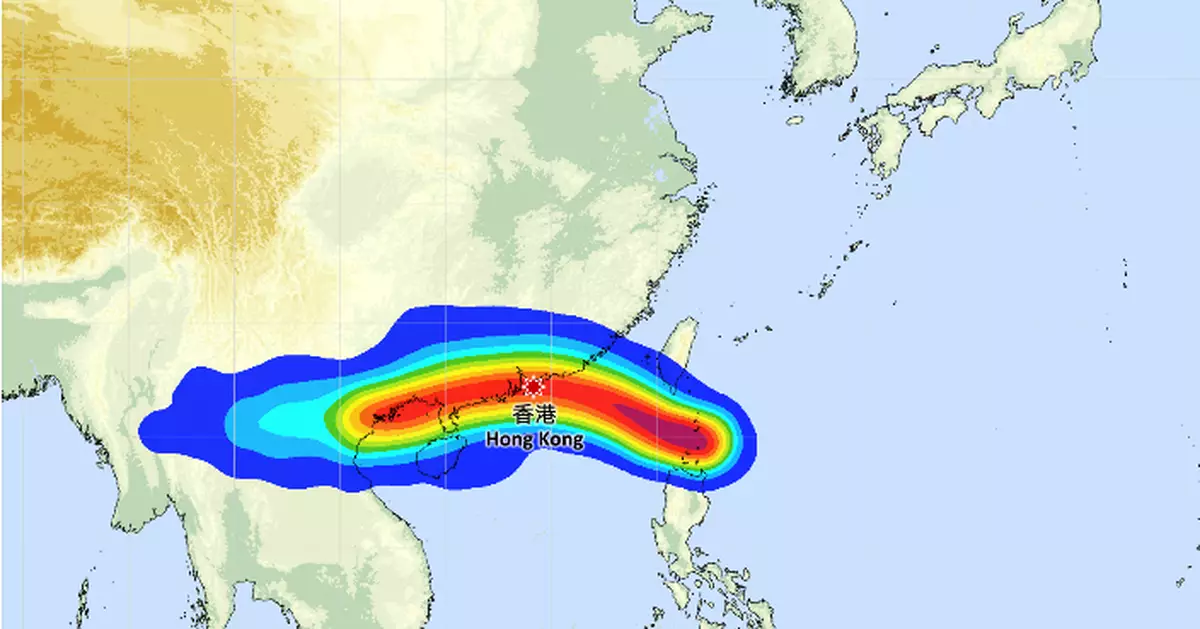 風暴韋帕｜天文台：周日凌晨12時至2時改發8號烈風或暴風信號